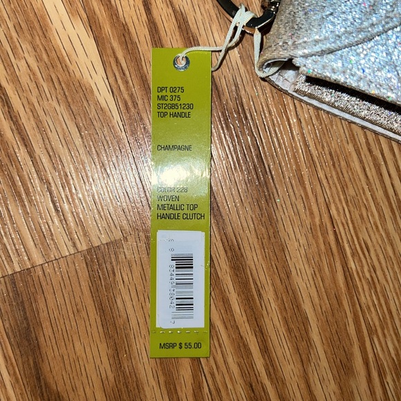 NWT Gianni Bini Champagne Sparkle Purse - Picture 4 of 4